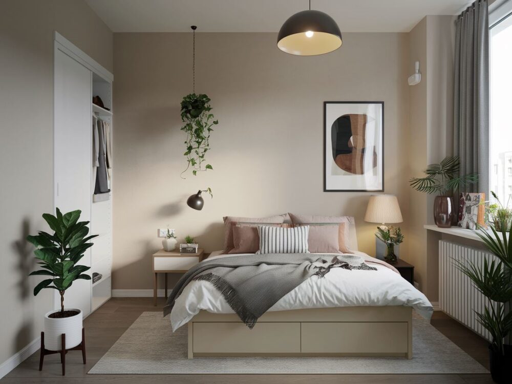 Nowoczesne meble do małej sypialni